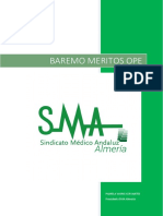 Baremo Meritos Ope: Pamela Wong Cervantes Presidenta SMA Almería