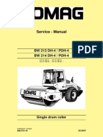 Manual de Servicio Rodillo Bomag Modelo BW 213 Dh-4 Pdh-4 Bw214dh4 Pdh-4