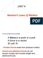 Unit 4: Newton's Laws of Motion