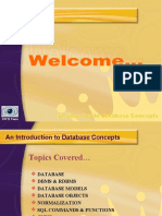 Introduction to Database Concepts