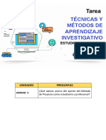 Técnicas Y Métodos de Aprendizaje Investigativo: Estudios Generales Semestre I