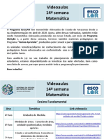 Matemática - videoaulas - 14ª semana - 13 a 17.7