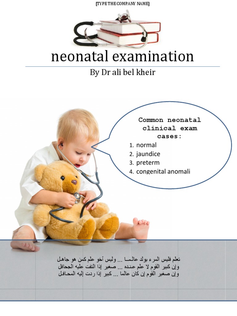 Clinical Examination-Neonate-By DR Ali Bel Kheir | PDF | Labia