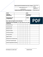 Formato Inspeccion Electrobomba PDF