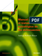 8.manual para El Tratamiento Psicológico de Los Delincuentes - Santiago Redondo Illescas PDF