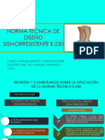 Norma Tecnica de Diseño Sismorresistente e 030