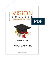 Kertas Ramalan Matematik SPM 2020