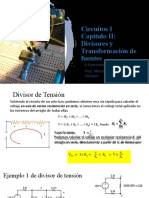 Circuitos I Capítulo Ii - Divisores y Transf de Fuentes-Ii 2020