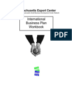 International Business Plan Workbook: Massachusetts Export Center