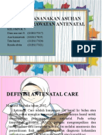 Melaksanakan Asuhan Keperawatan Antenatal