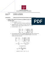 EM 31_CED_Notes_LinearAndNonLinearSysstemsAndMatrices