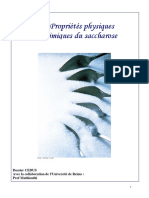 Proprietes Saccharose PDF