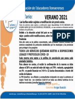 TARIFARIO TURISMO FEB (Verano 2020-2021) PDF