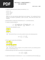 Mso-203 B Assignment 1 Iit, Kanpur