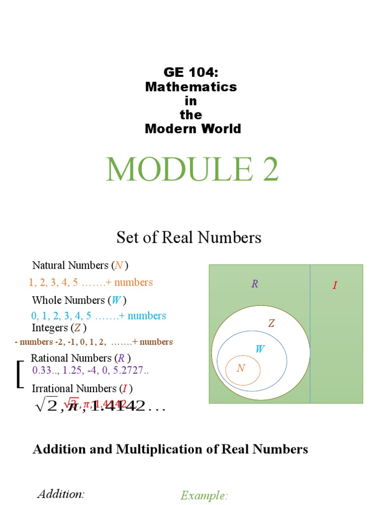 Module 2 Discussion Part1 | PDF | Numbers | Exponentiation