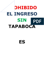 El Uso Del Tapaboca Es Obligatorio