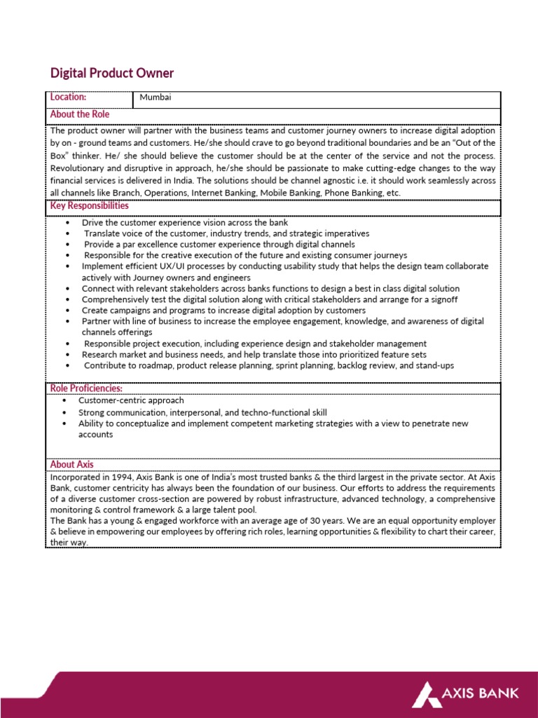 Digital Product Owner PDF Scrum (Software Development) Economies