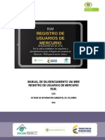 RUM-Manual de Diligenciamiento Registro de Usuarios de Mercurio PDF