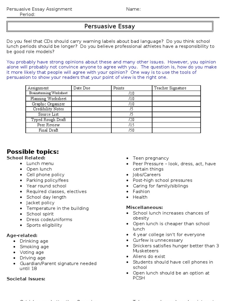 Argumentative essay examples image