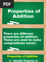 Properties of Addition