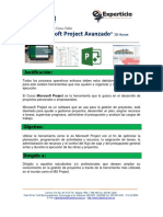 Ficha técnica Curso Microsoft Project. 