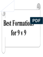 Best Formations 9 V 9