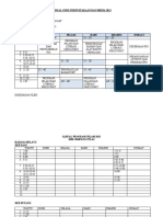 Jadual Peribadi Dan Nilam 2013