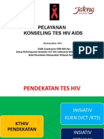 Pelayanan Konseling Tes HIV .Didik