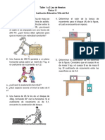 Taller 1 y 2 Ley de Newton Villa Del Sol PDF