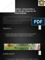 Tema: Conceptos, Componentes y Estrategias Del Manejo Integrado de Enfermedades