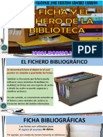 Ficha y Fichero de Biblioteca JORGE MORENO JARA