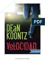 Velocidad - Dean R. Koontz PDF