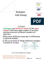 Isotopes and Isotopy