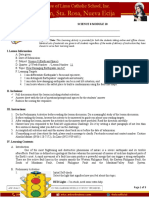 Science 8 Module 10 Intensity and Magnitude