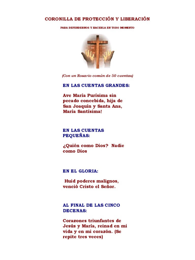 Coronilla de Protección y Liberación | PDF