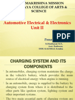 Automotive Electrical & Electronics Unit II: Presented by