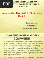 Automotive Electrical & Electronics Unit II: Presented by