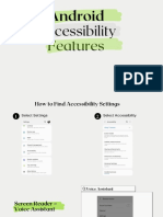 Android Accessibility Features