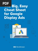 Google Display Ads Cheat Sheet PDF