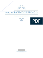 Foundry Engineering-2: Experiment 01, Layout of Foundry