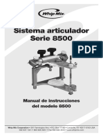 8500 Series Articulator Manual Spanish - 0517 PDF