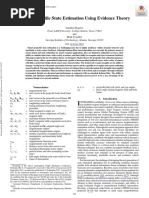 Smart Projectile State Estimation Using Evidence Theory