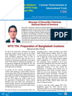 Newsletter - Customs Modernisation & International Trade-NBR