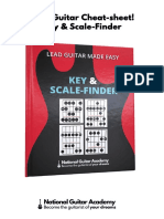 Lead Guitar Cheat Sheet Key Scale Finder V8 PDF