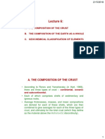 Lecture 6 - Chemical Composition of Earth