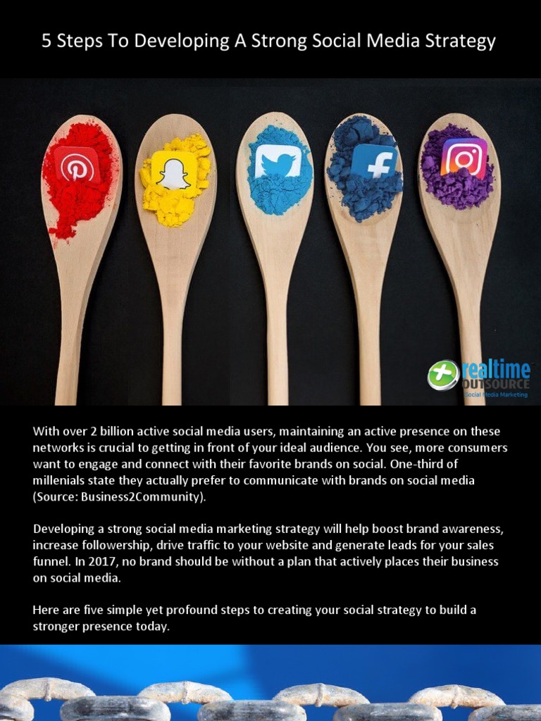 5 Steps To Developing A Strong Social Media Strategy | PDF | Target ...