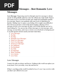 300+ Love Messages - Best Romantic Love Messages
