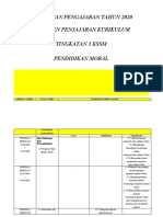 RPT DPK 2020 Pendidikan Moral Tingkatan 3 KSSM