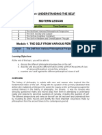 Understanding The Self Midterm Lesson