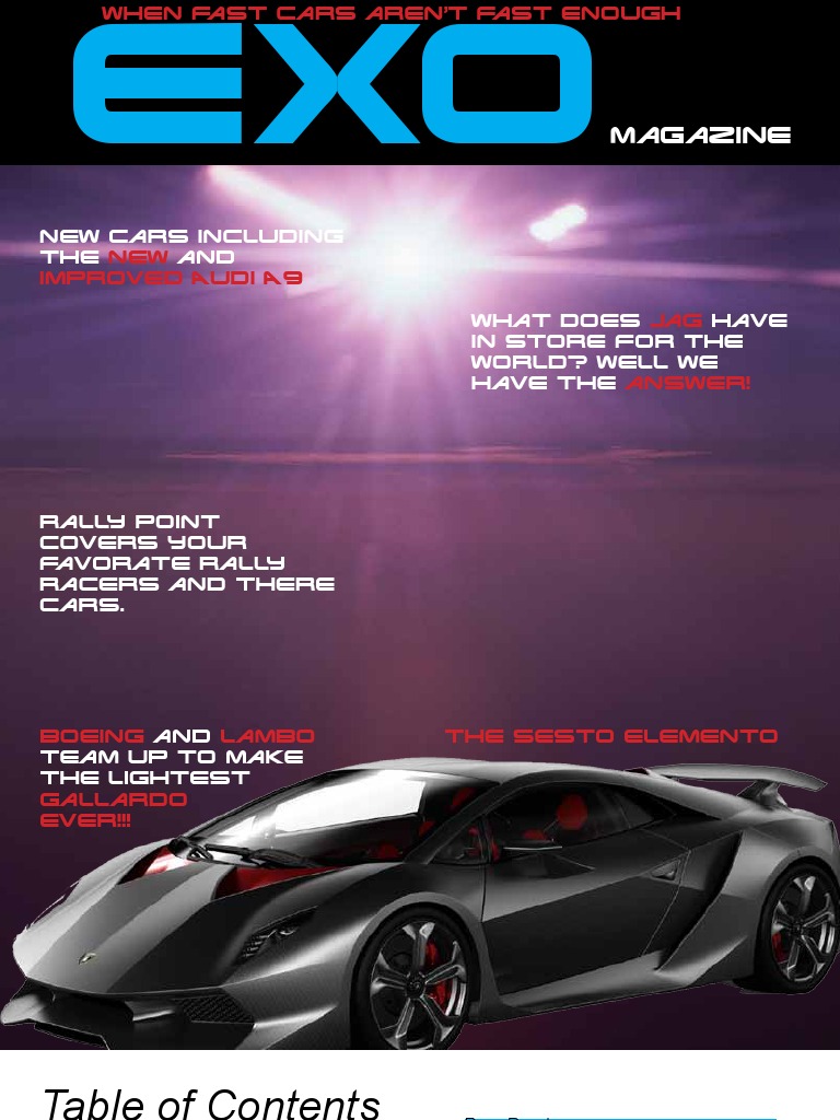 Magazine: New Cars Including The and | PDF | Luxury Vehicles | Car